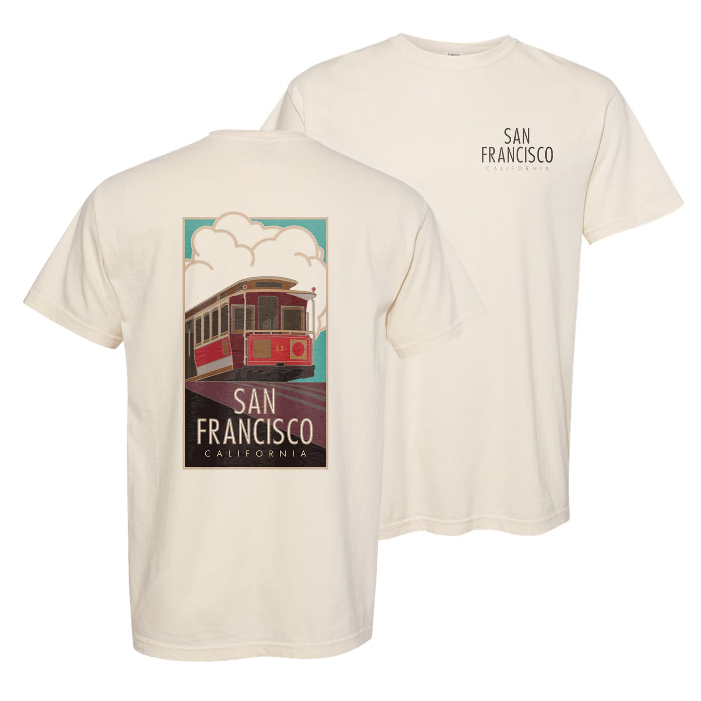 SANFRANCABLE - Comfort Colors Heavyweight T-Shirt