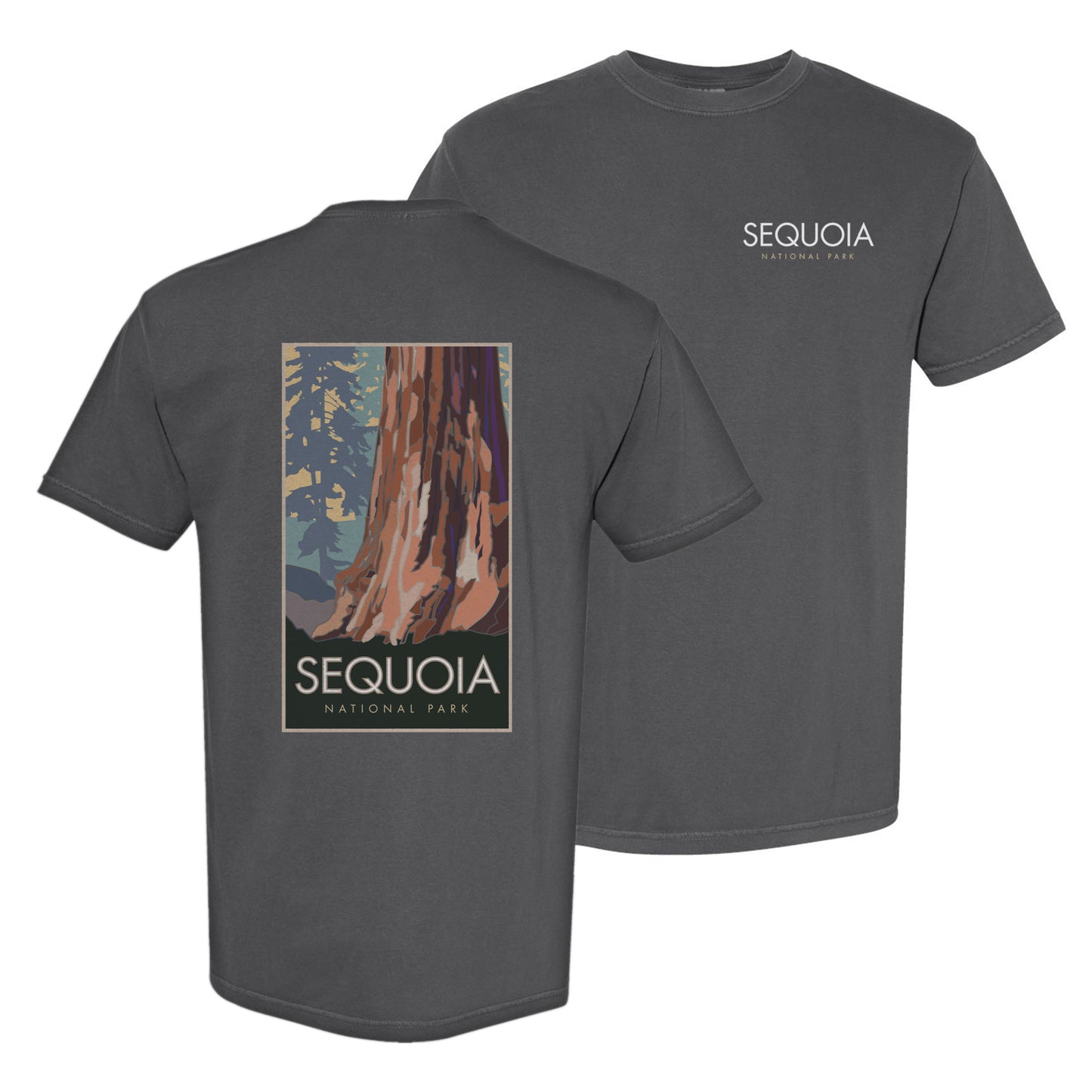 Sequoia National Park, Forest View, California - Comfort Colors Heavyweight T-Shirt