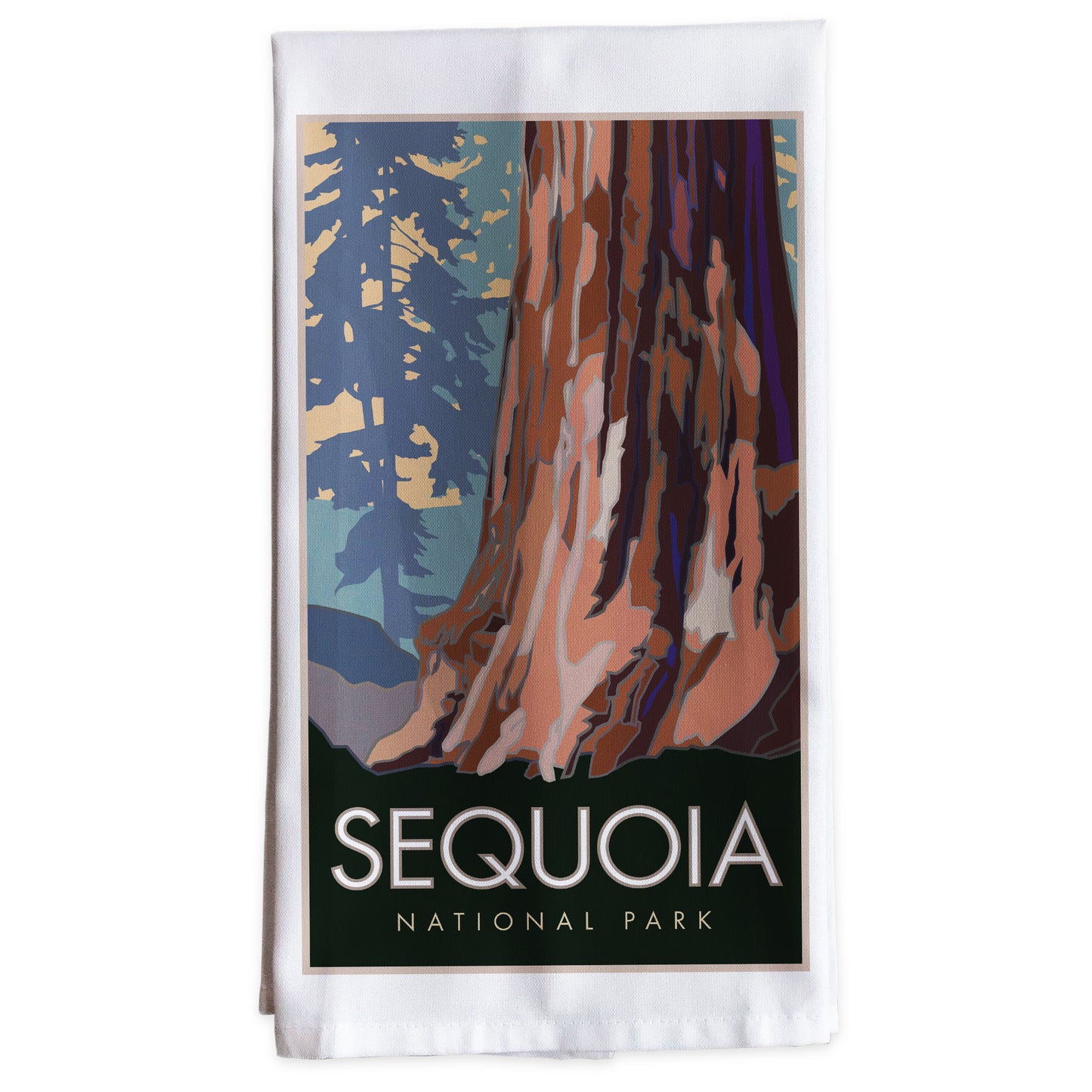 Sequoia National Park, Forest View, California -Tea Towel