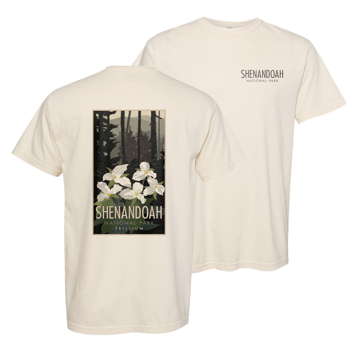 SHENANDOAHNPTRILLIUM - Comfort Colors Heavyweight T-Shirt