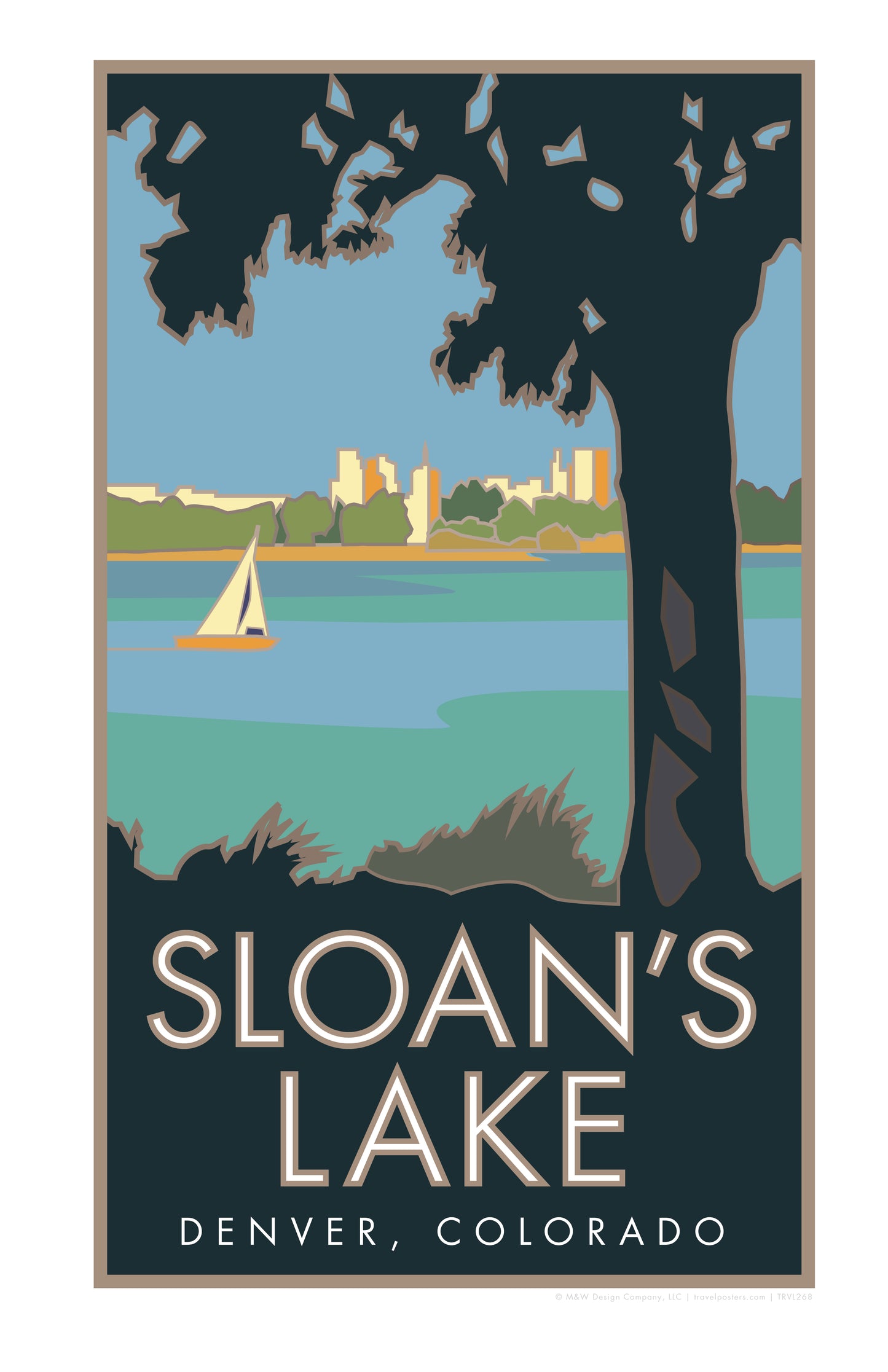 Sloan's Lake, Colorado - Poster