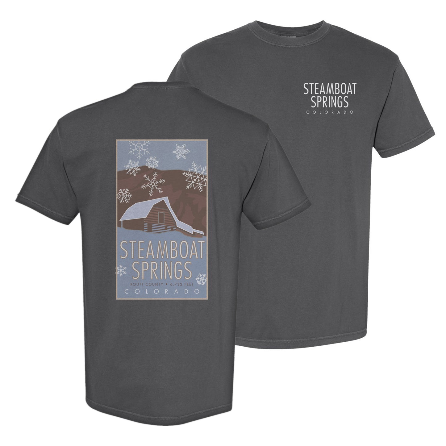 Steamboat Springs, Colorado - Comfort Colors Heavyweight T-Shirt