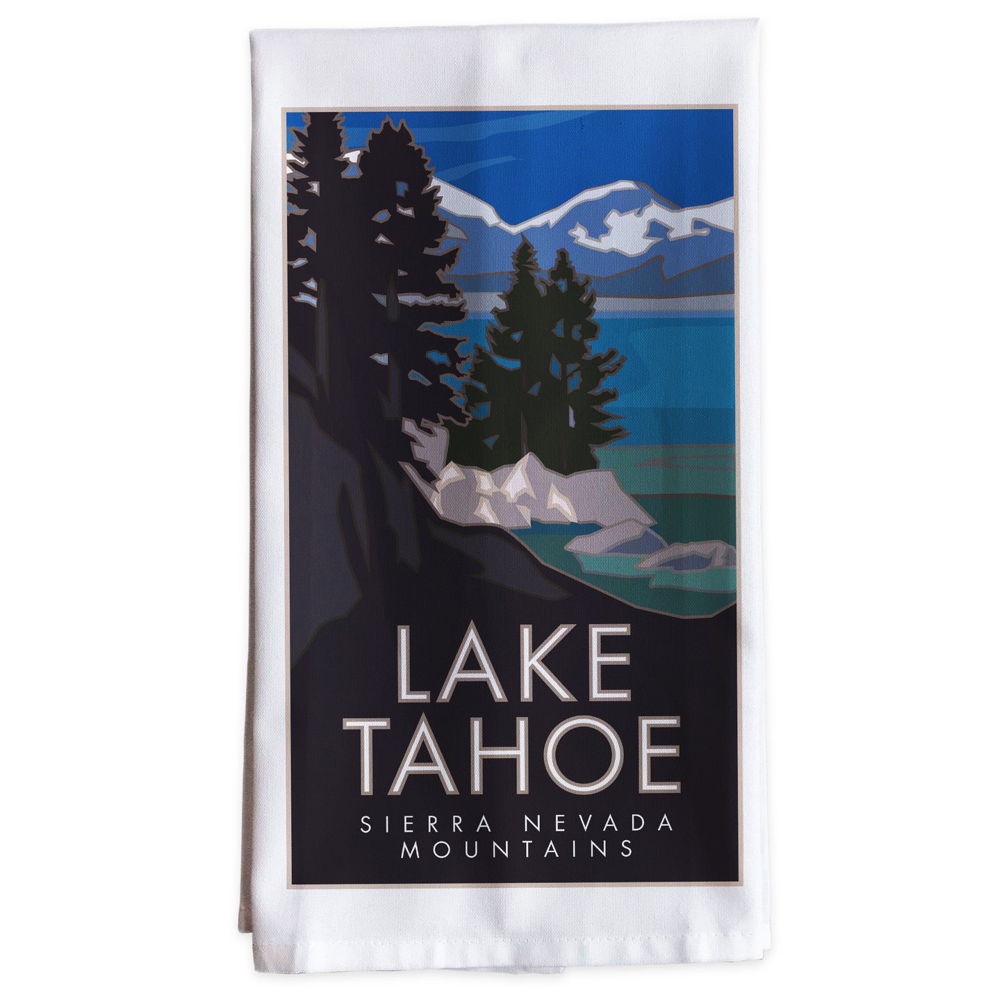 Lake Tahoe, California -Tea Towel