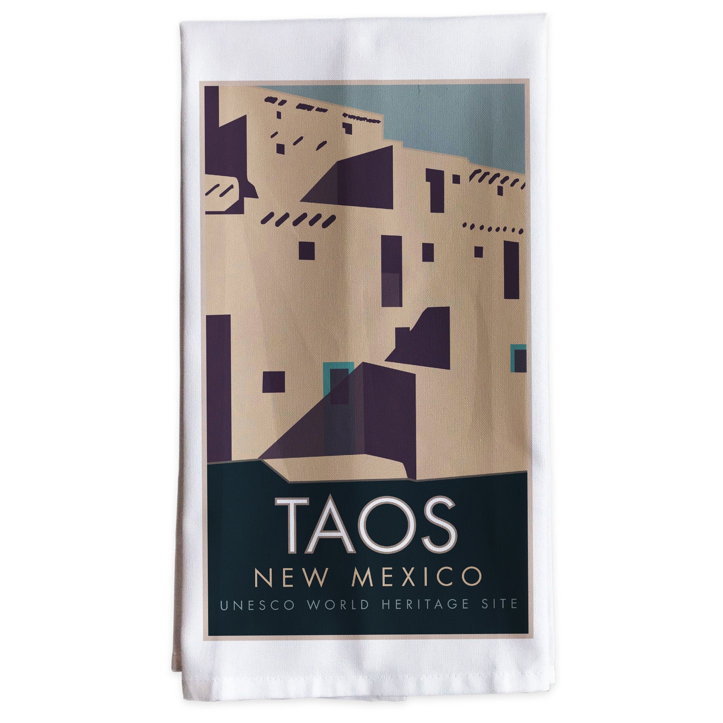 Taos, New Mexico Poster -Tea Towel