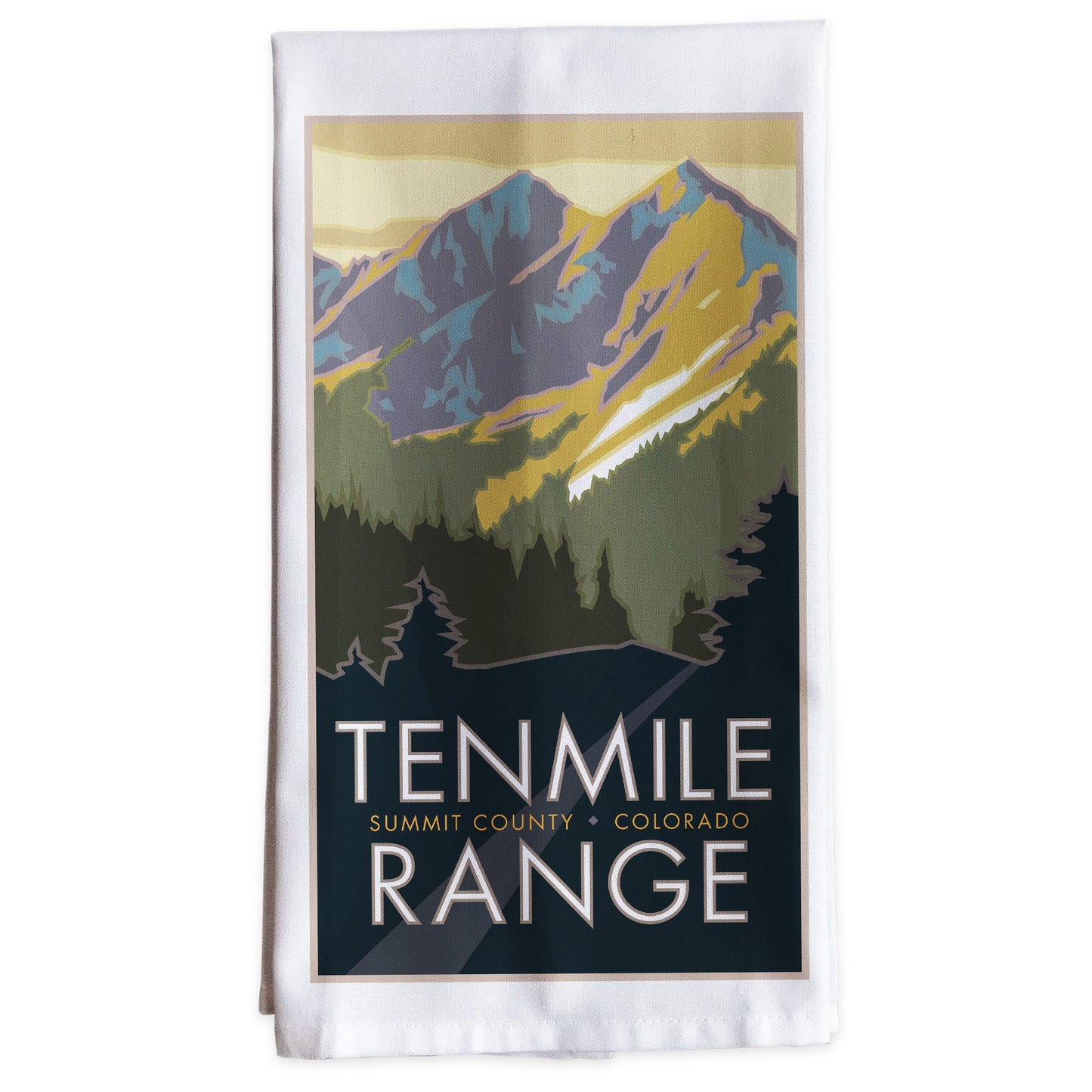 Ten Mile Range, Colorado -Tea Towel
