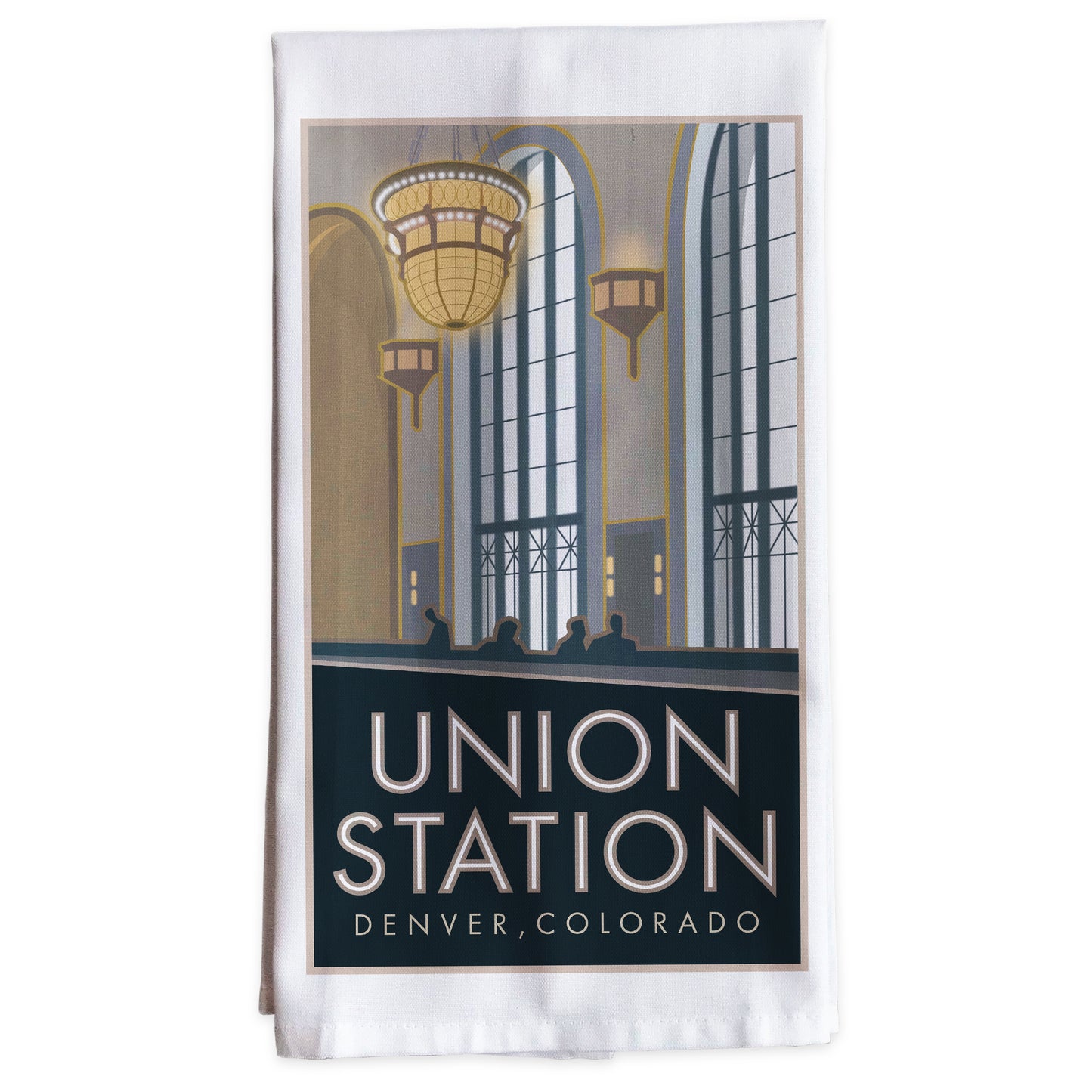 Union Station 3 (Cooper Lounge), Denver, Colorado -Tea Towel