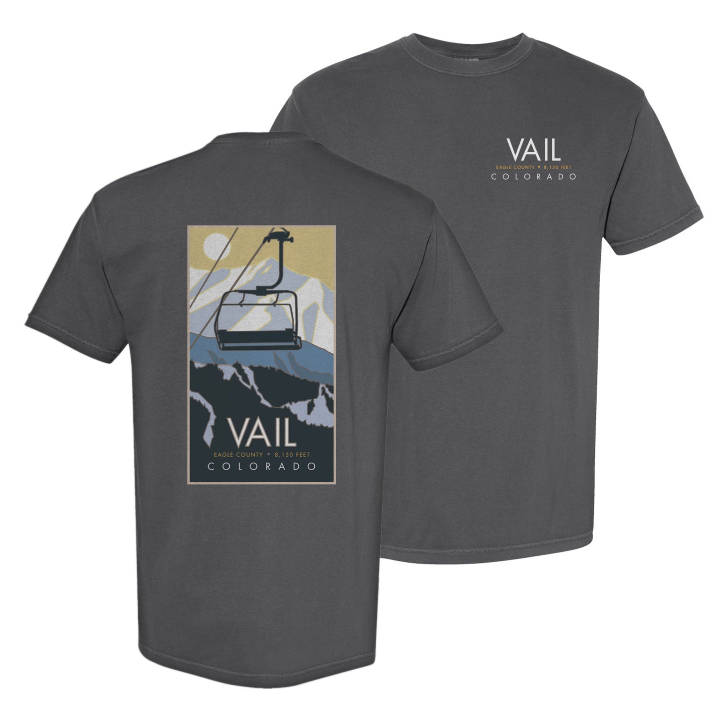 Vail, Colorado - Comfort Colors Heavyweight T-Shirt