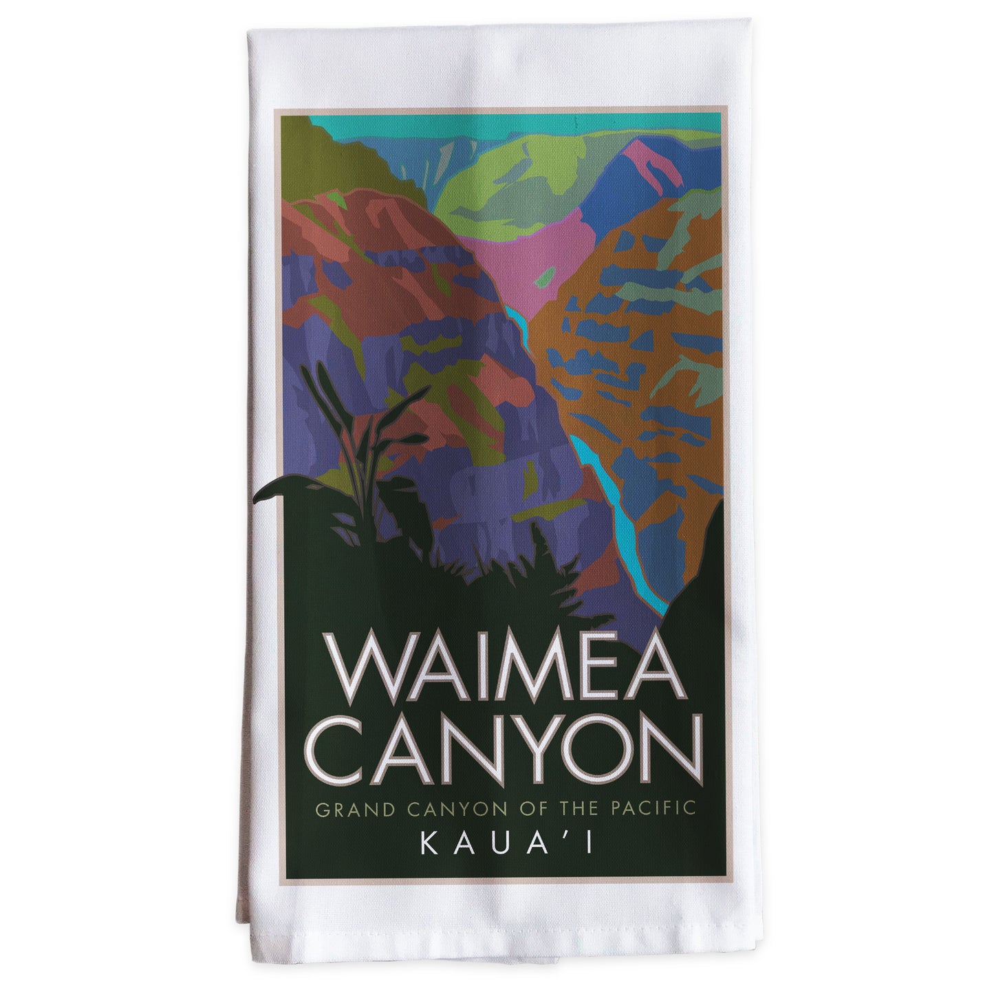 Waimea Canyon State Park, Hawaii -Tea Towel