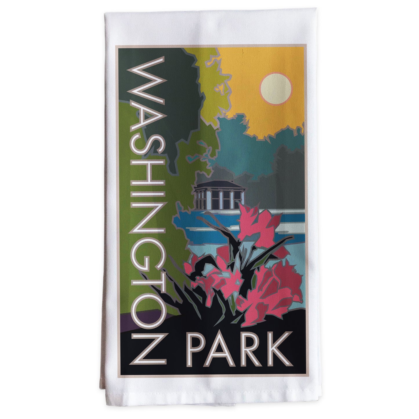 Washington Park, Denver, Colorado -Tea Towel