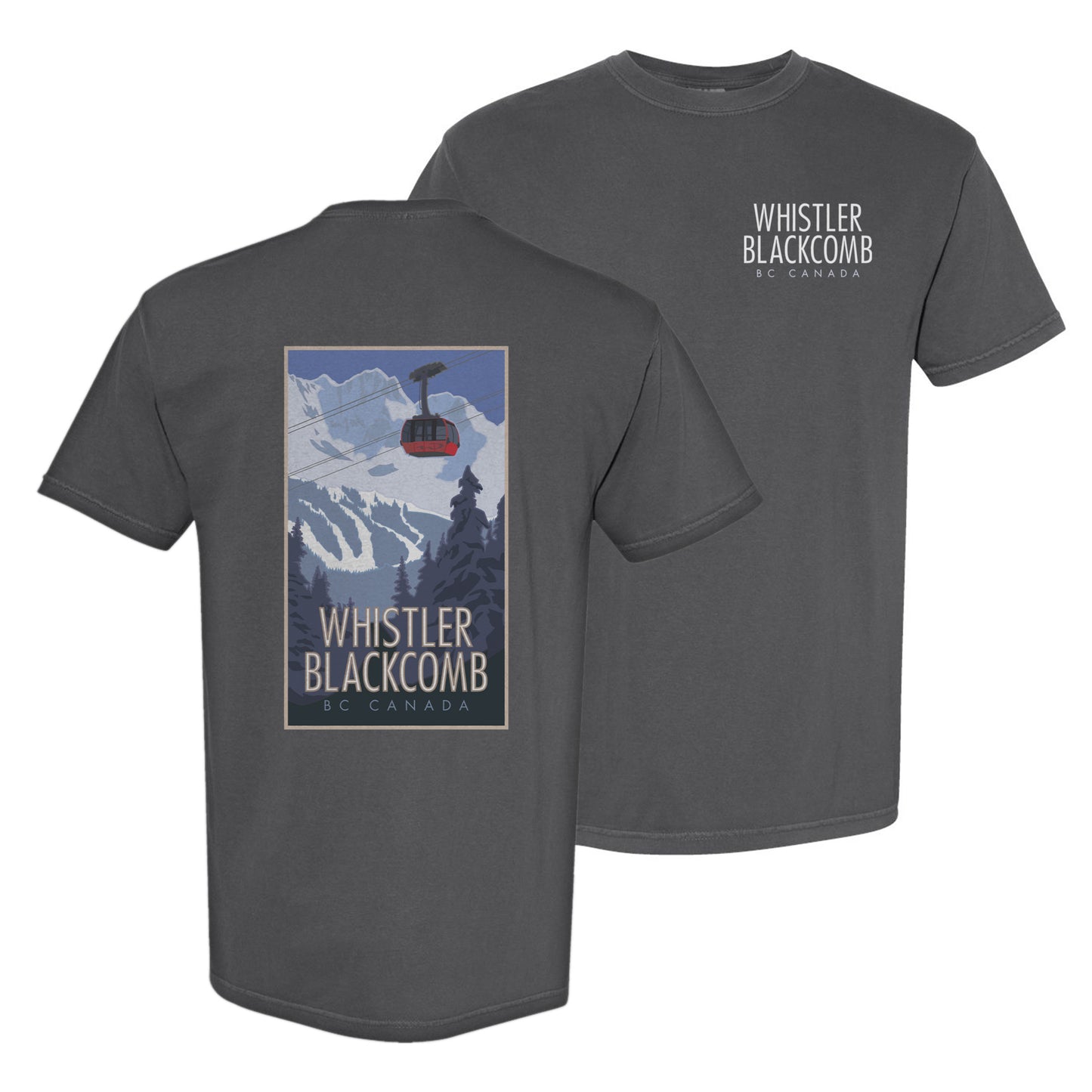 Whistler Blackcomb - Comfort Colors Heavyweight T-Shirt