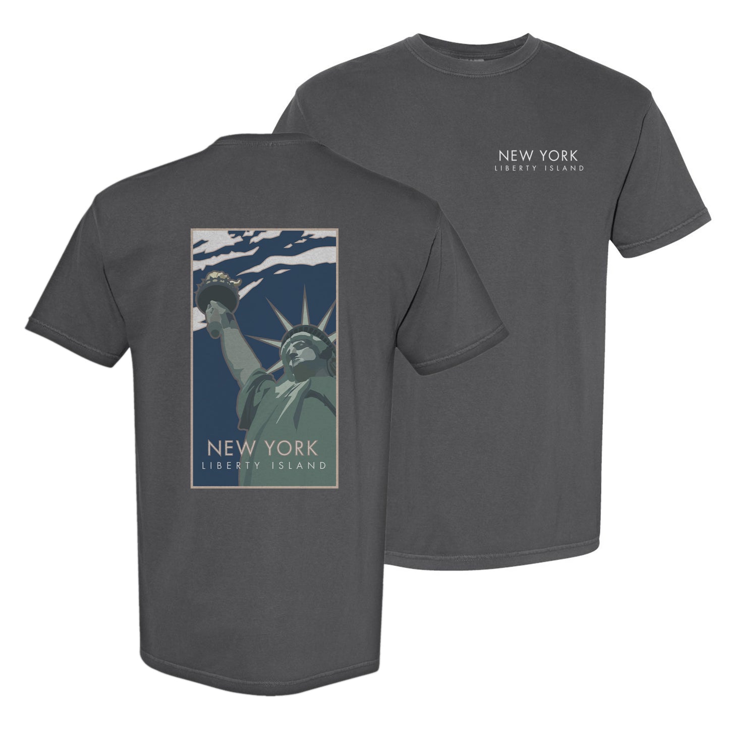 Statue Of Liberty - Comfort Colors Heavyweight T-Shirt