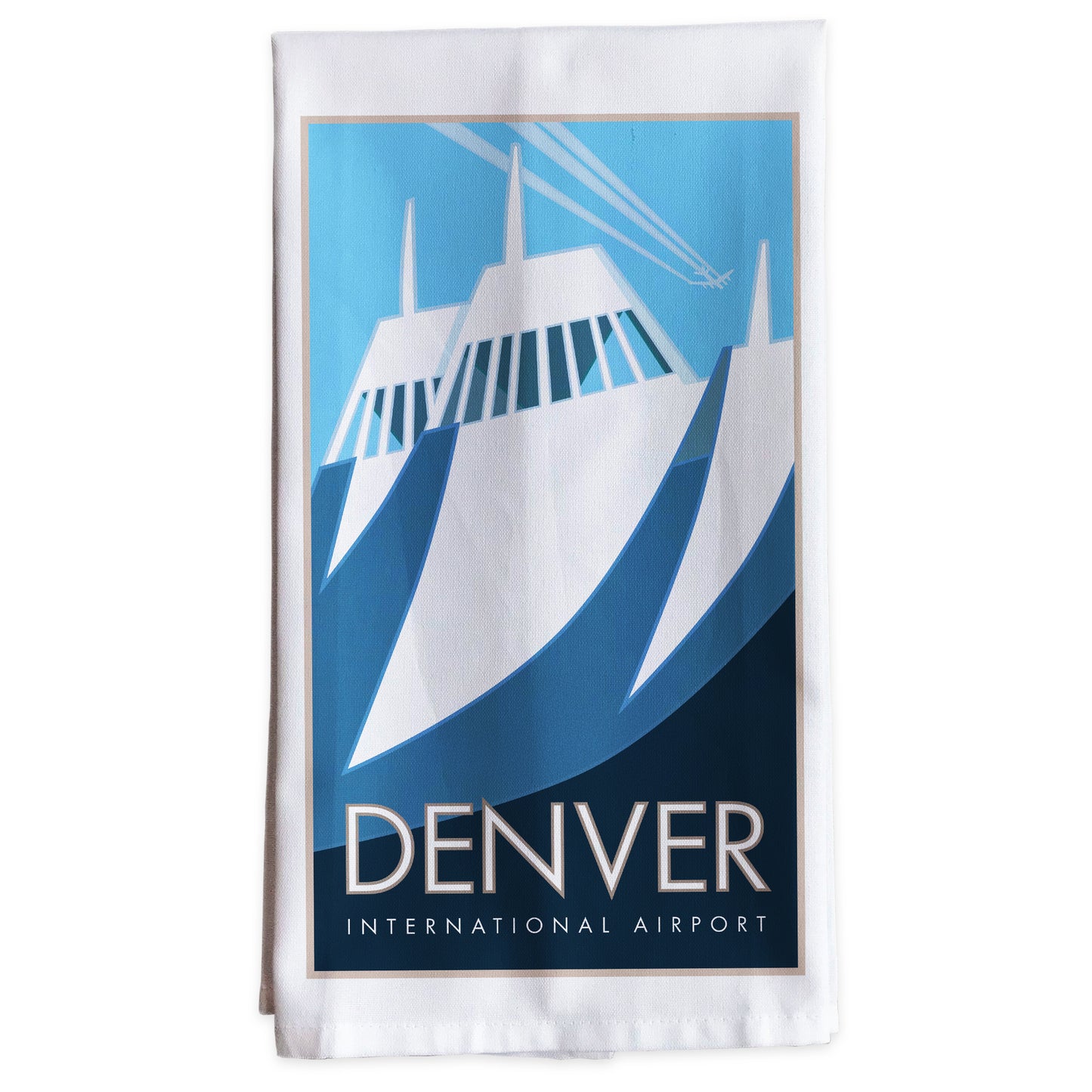 Denver International -Tea Towel