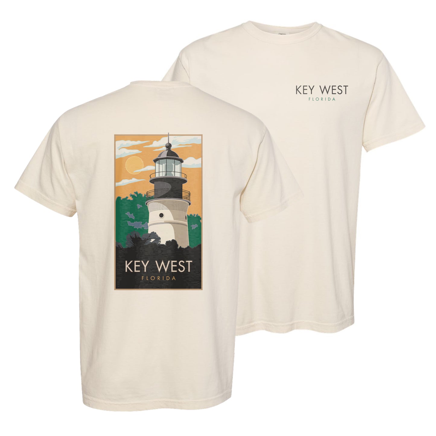 KEYWESTLIGHTHOUSE - Comfort Colors Heavyweight T-Shirt
