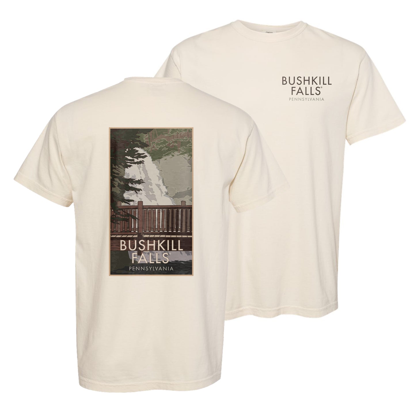 BUSHKILLFALLS - Comfort Colors Heavyweight T-Shirt
