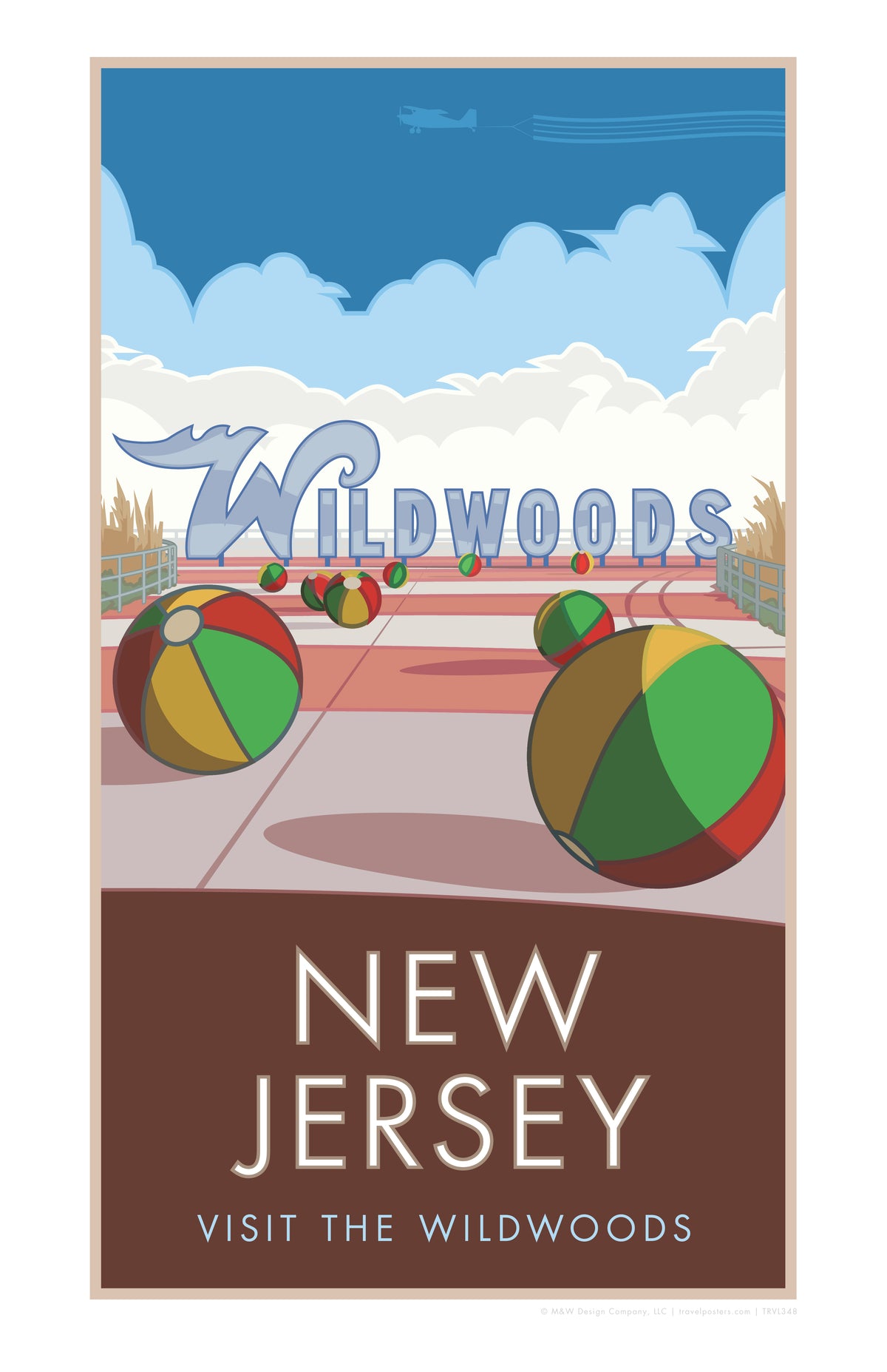 Wildwood New Jersey Travel Poster