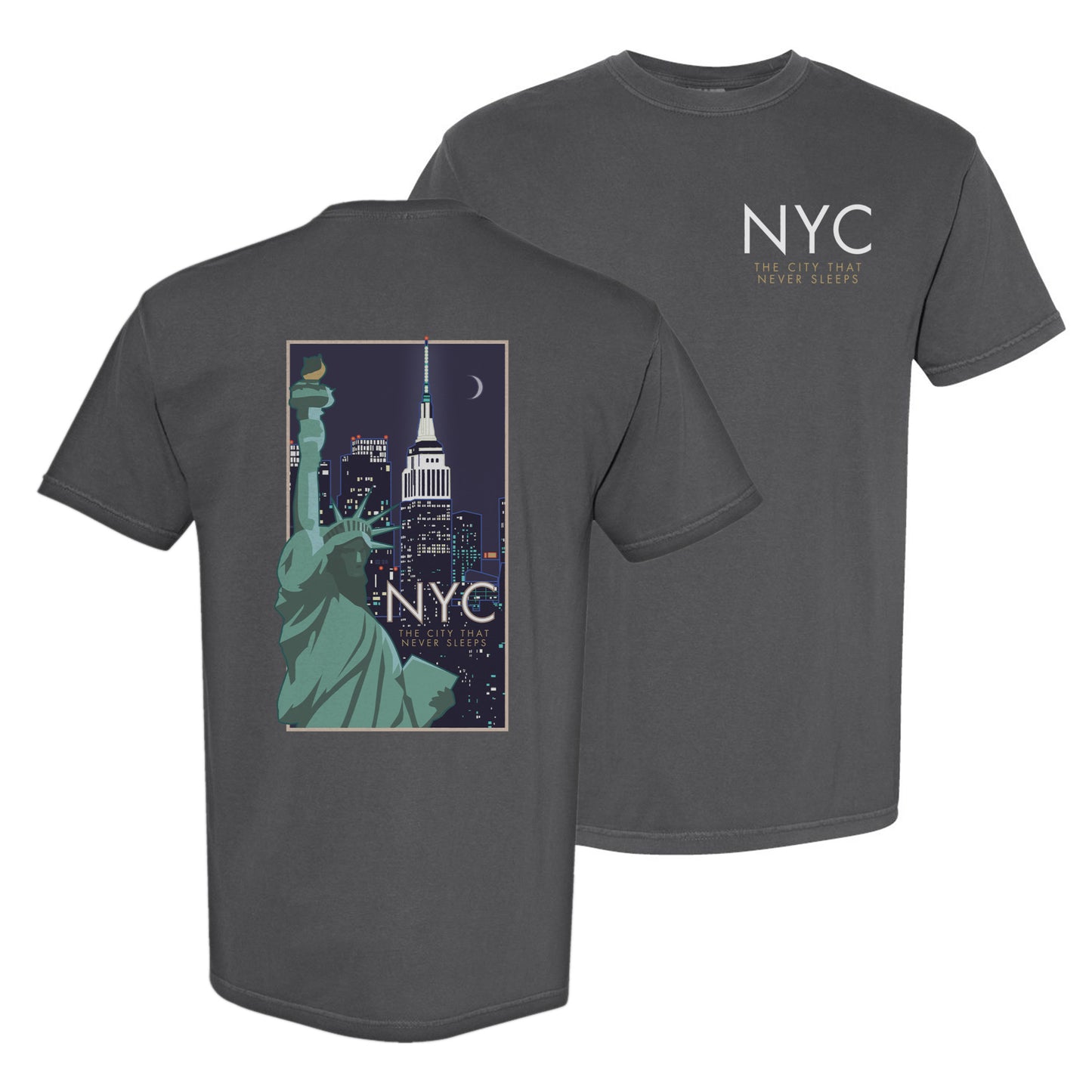 Nyc Skyline - Comfort Colors Heavyweight T-Shirt