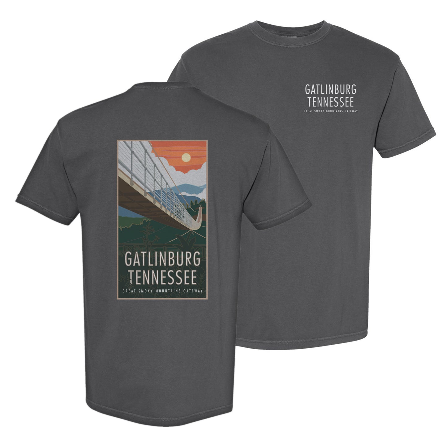 Gatlinburg Tennessee - Comfort Colors Heavyweight T-Shirt