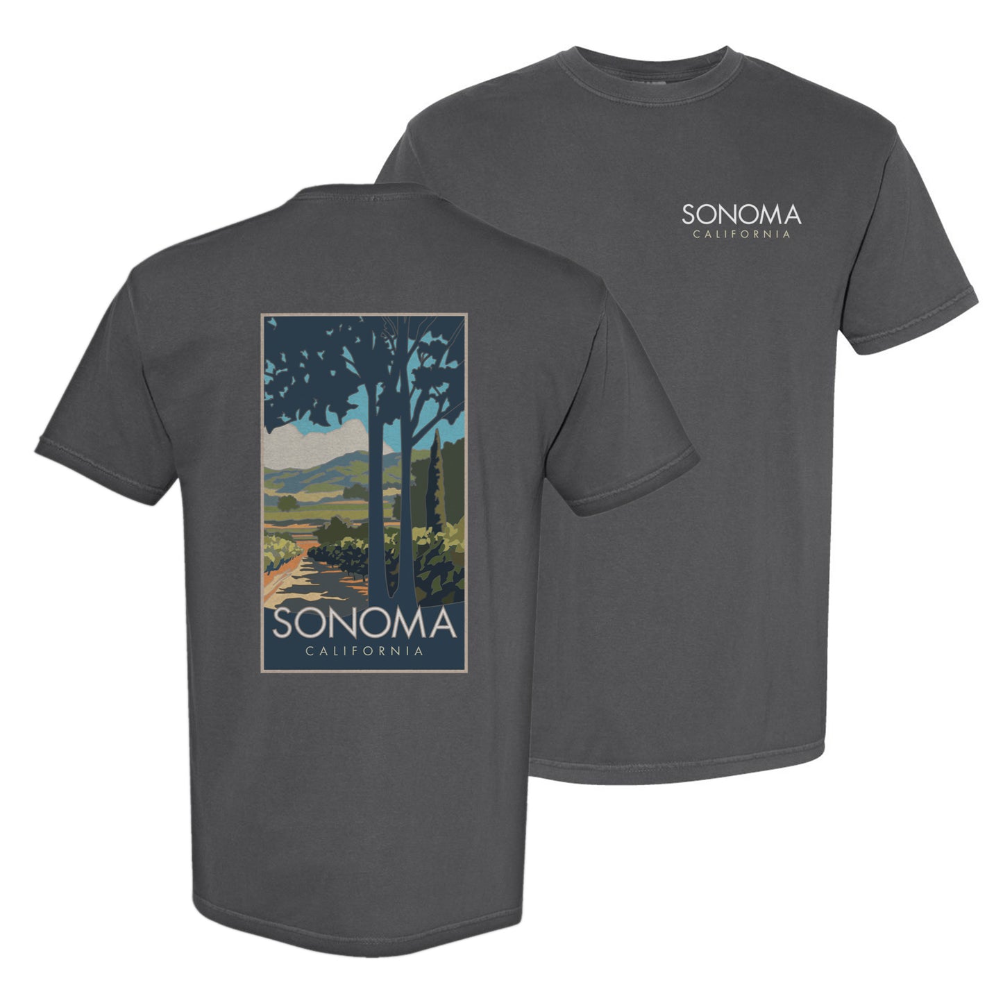 Sonoma Valley Winery - Comfort Colors Heavyweight T-Shirt