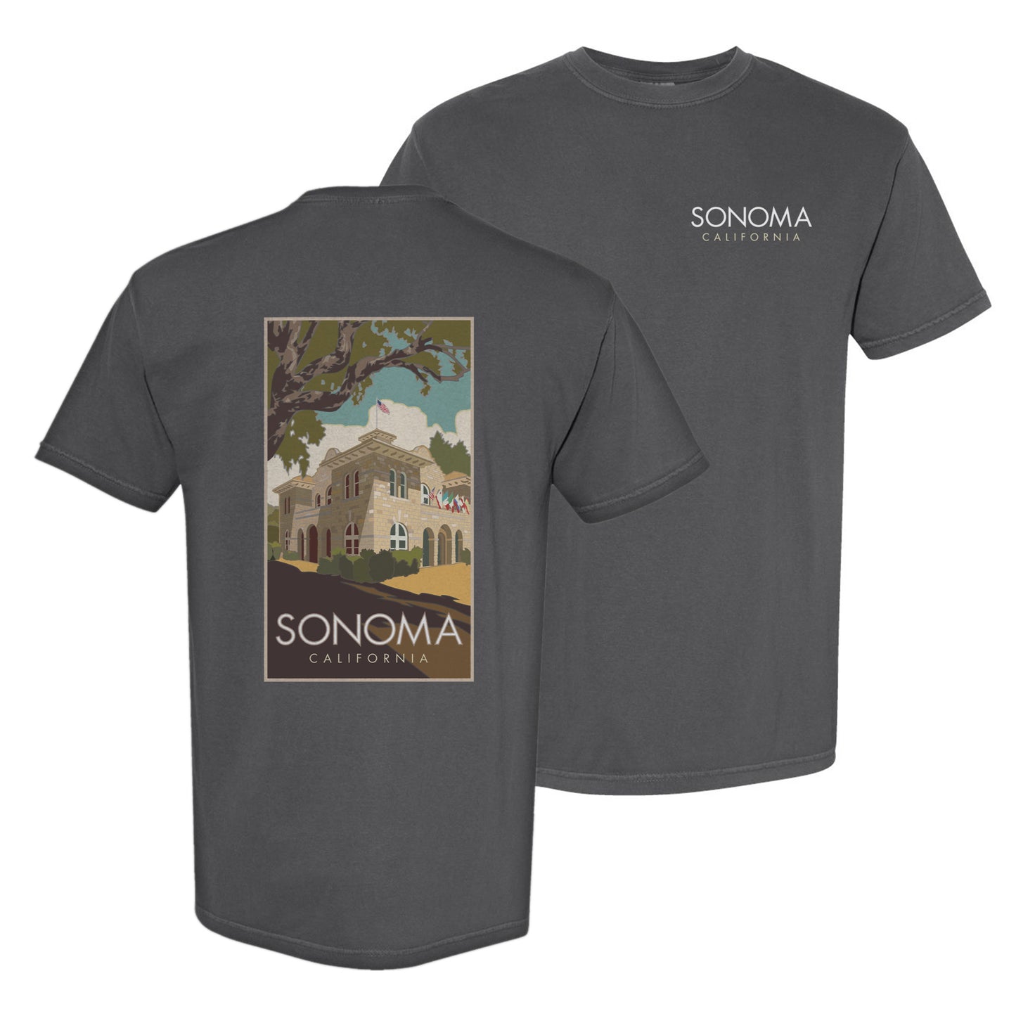 Sonoma Court House - Comfort Colors Heavyweight T-Shirt