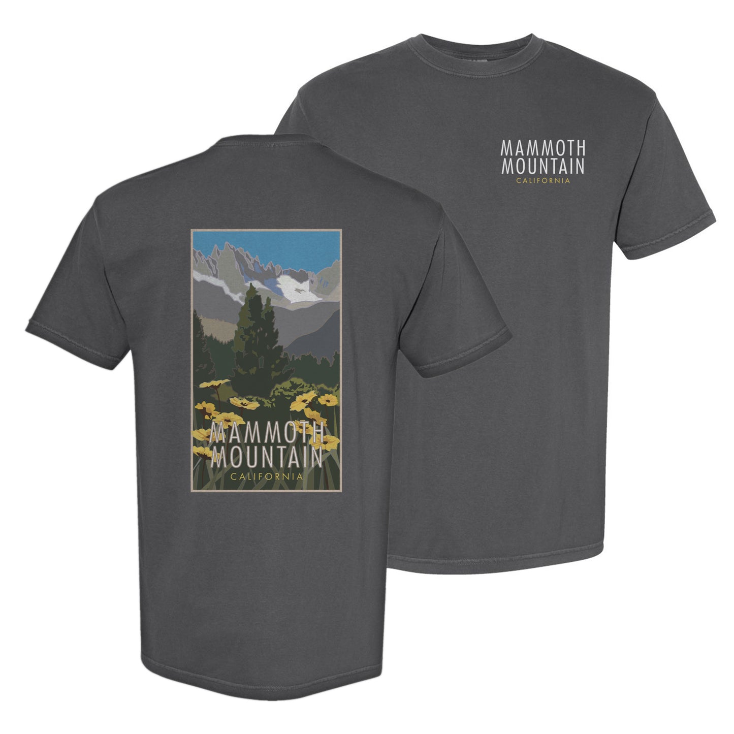 Mammoth Mountain Spring - Comfort Colors Heavyweight T-Shirt