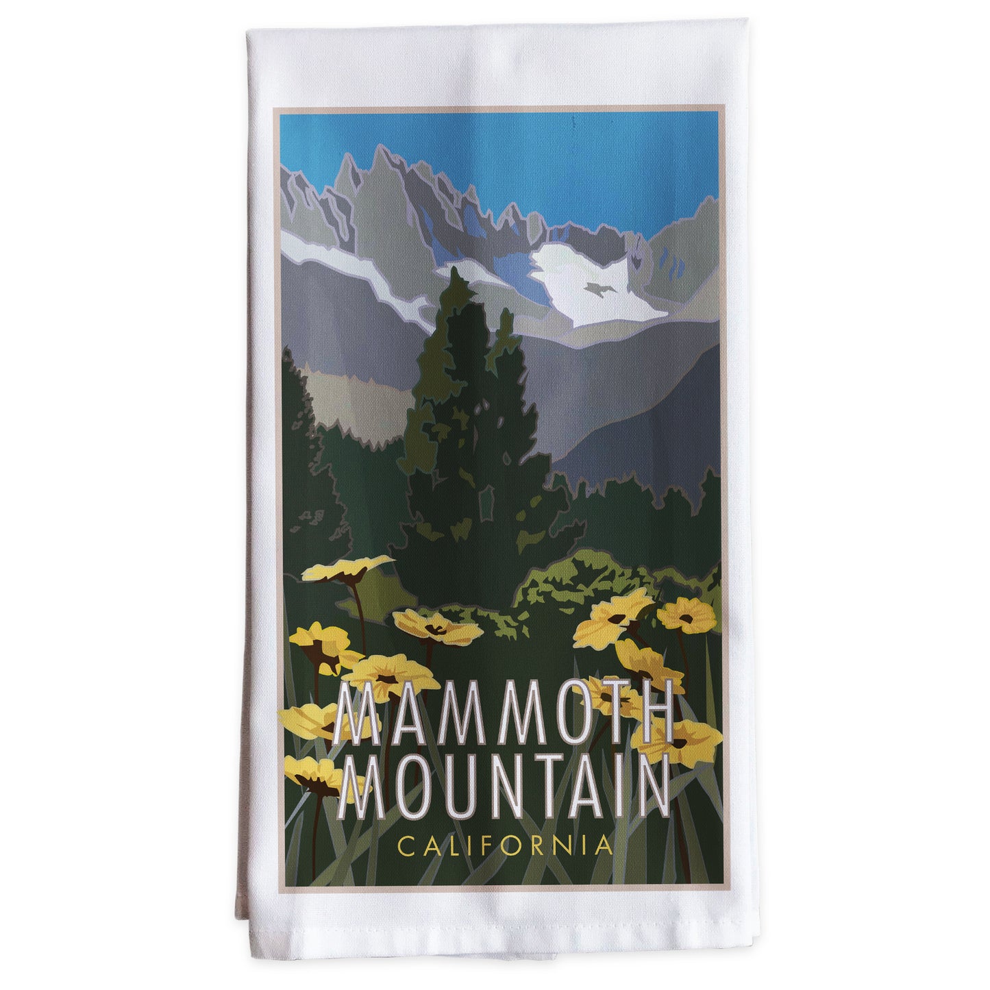 Mammoth Mountain Spring -Tea Towel