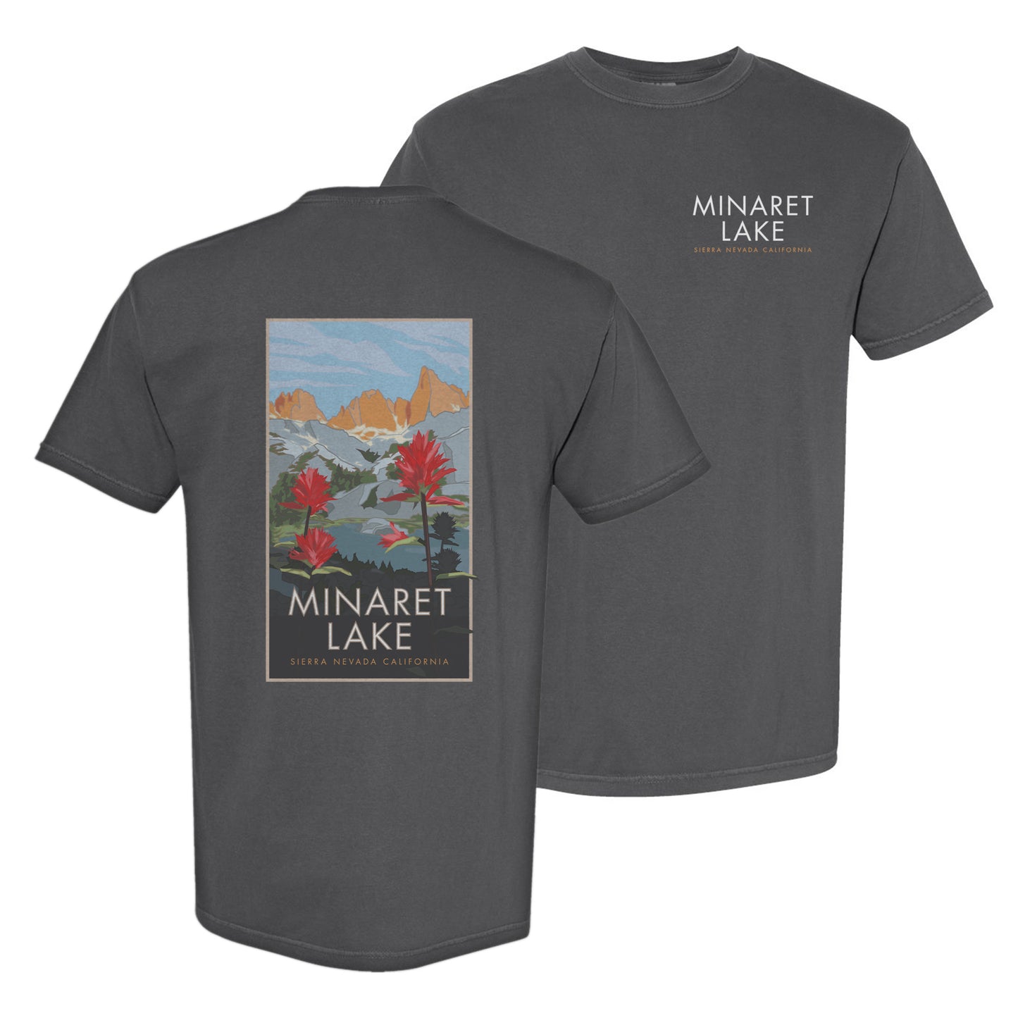 Minaret Lake - Comfort Colors Heavyweight T-Shirt
