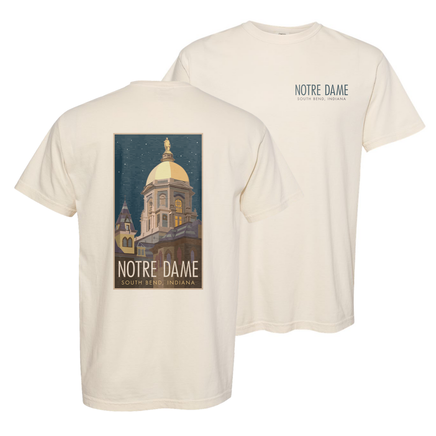 NOTREDAMEGOLDENDOME - Comfort Colors Heavyweight T-Shirt