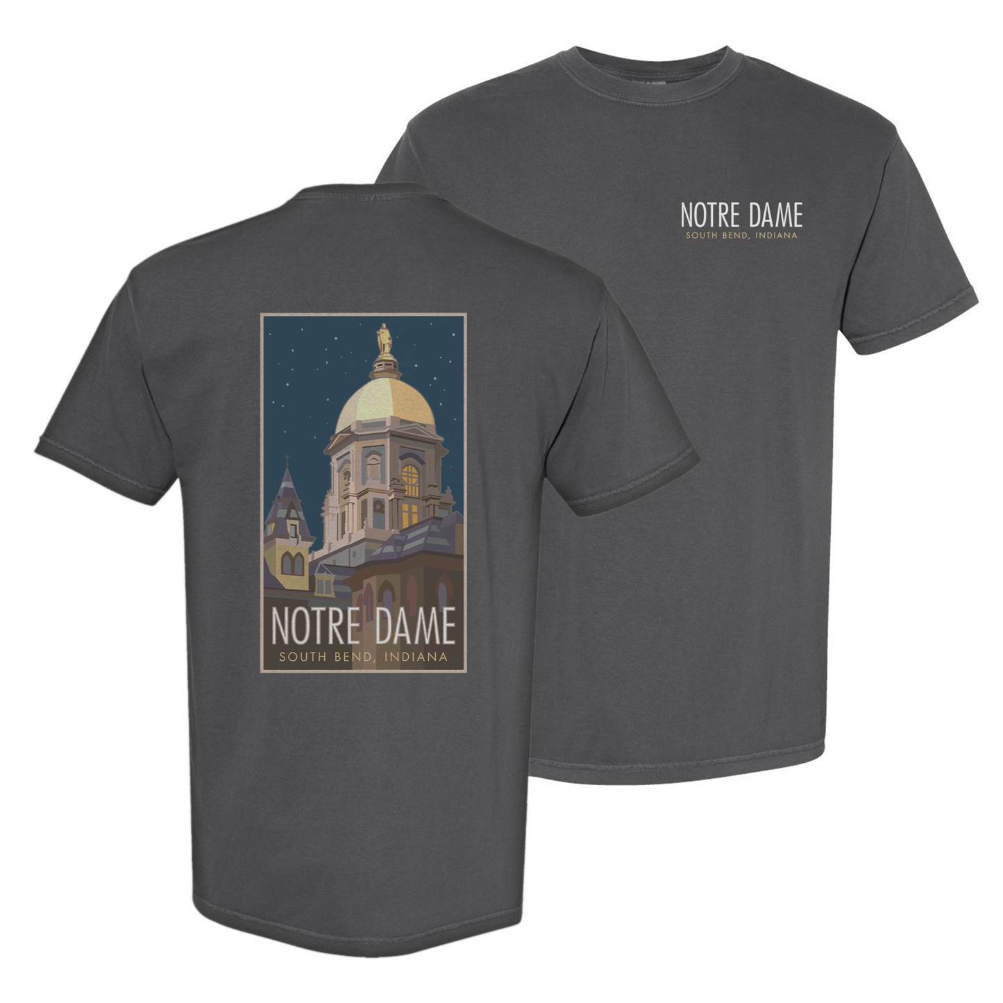 Notre Dame Golden Dome - Comfort Colors Heavyweight T-Shirt