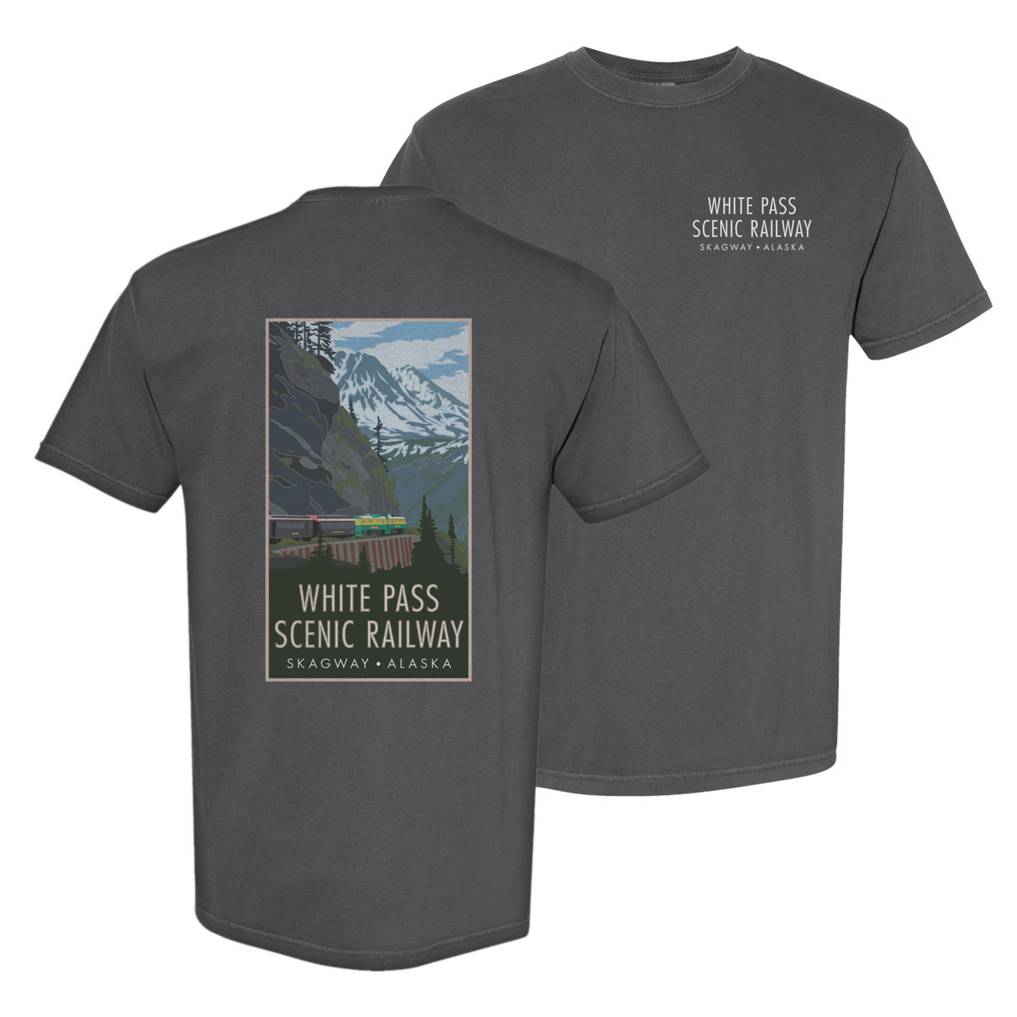 White Pass Railway - Comfort Colors Heavyweight T-Shirt