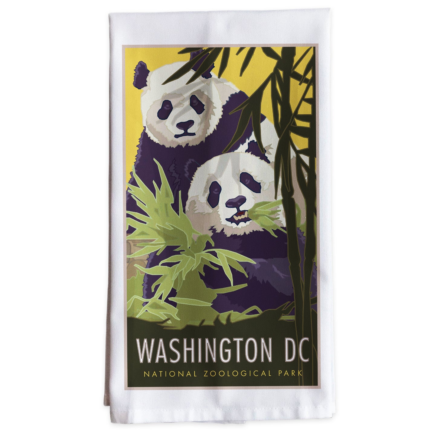 Washington DC Pandas -Tea Towel
