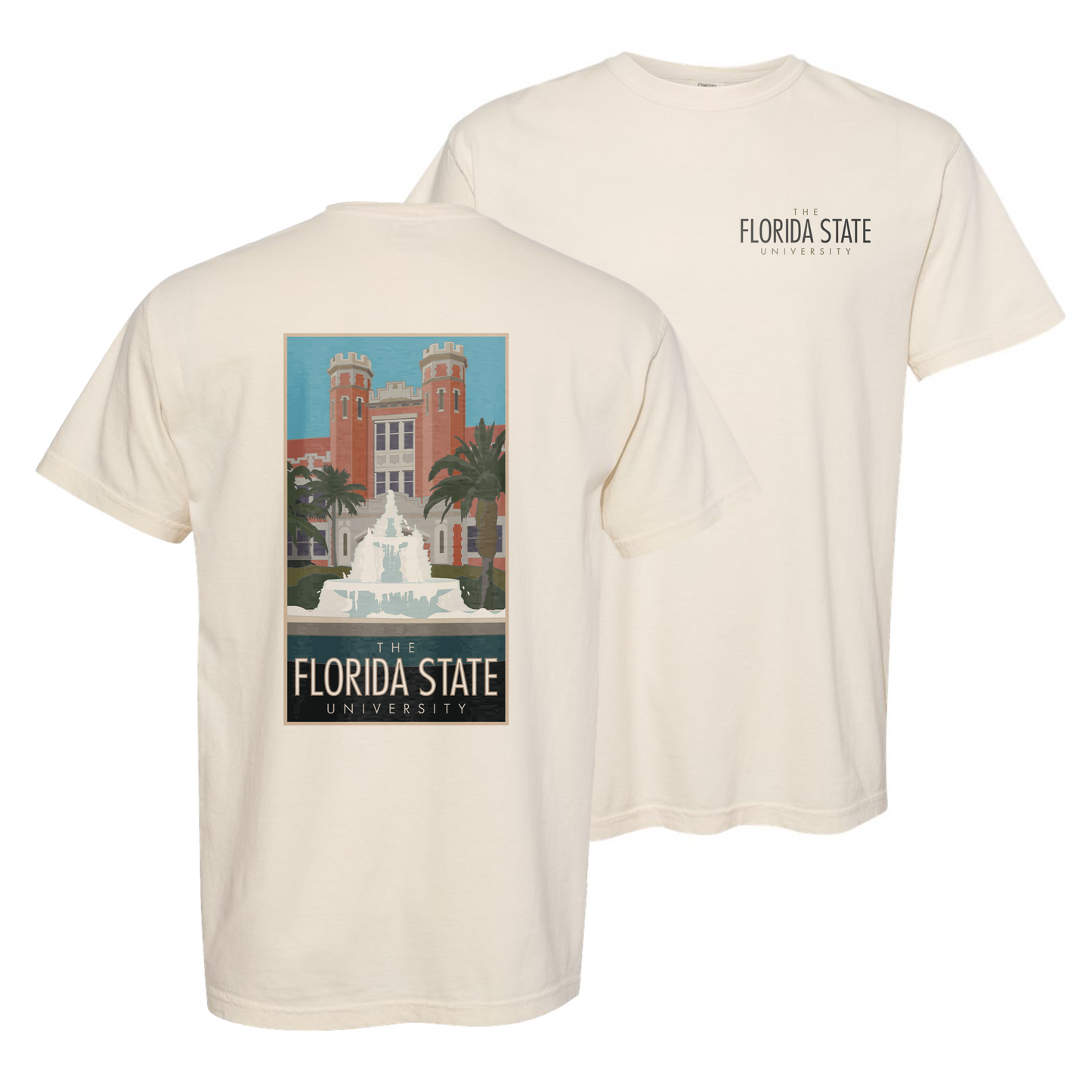 FLORIDASTWESTCOTTFOUNTAIN - Comfort Colors Heavyweight T-Shirt