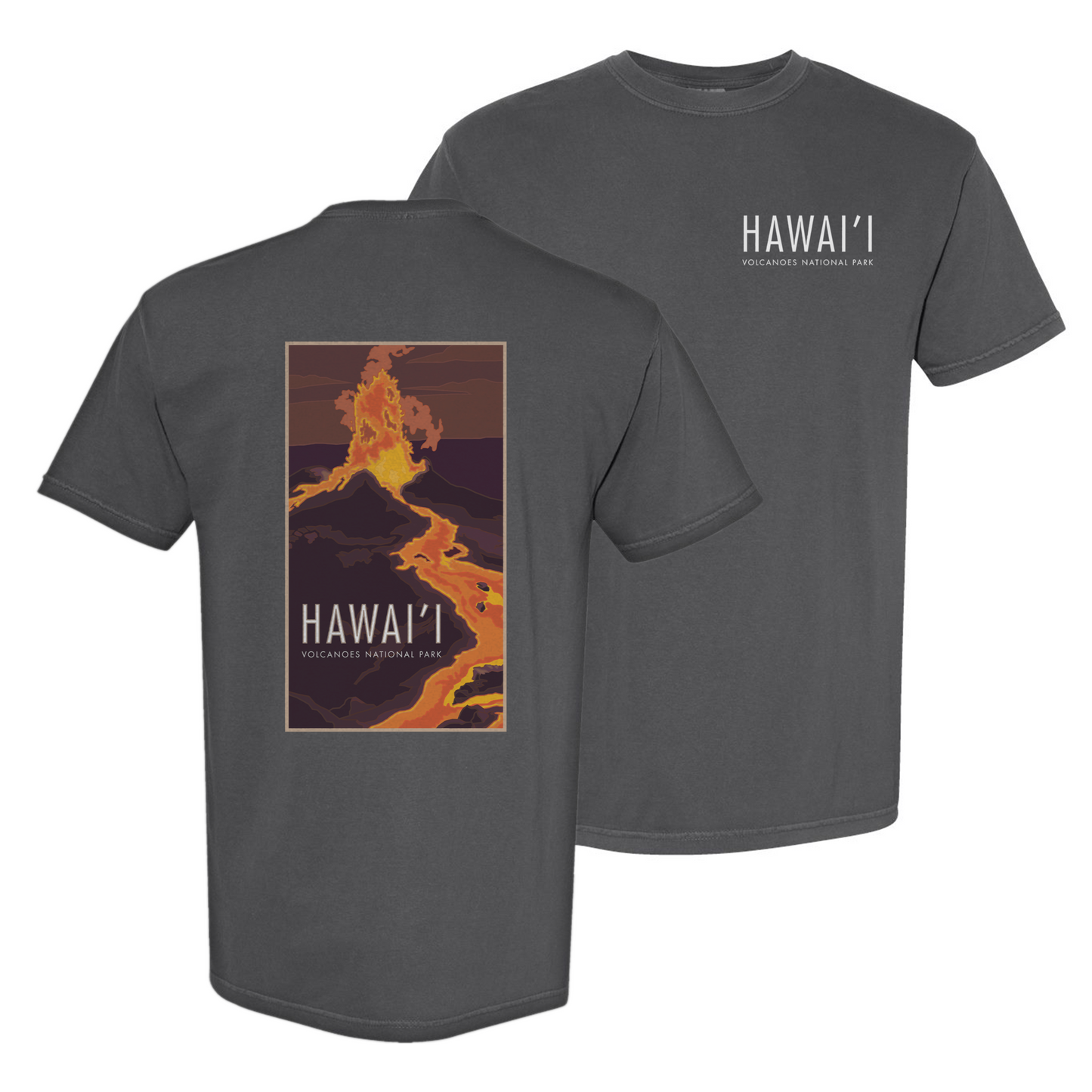 Hawaii Volcano - Comfort Colors Heavyweight T-Shirt