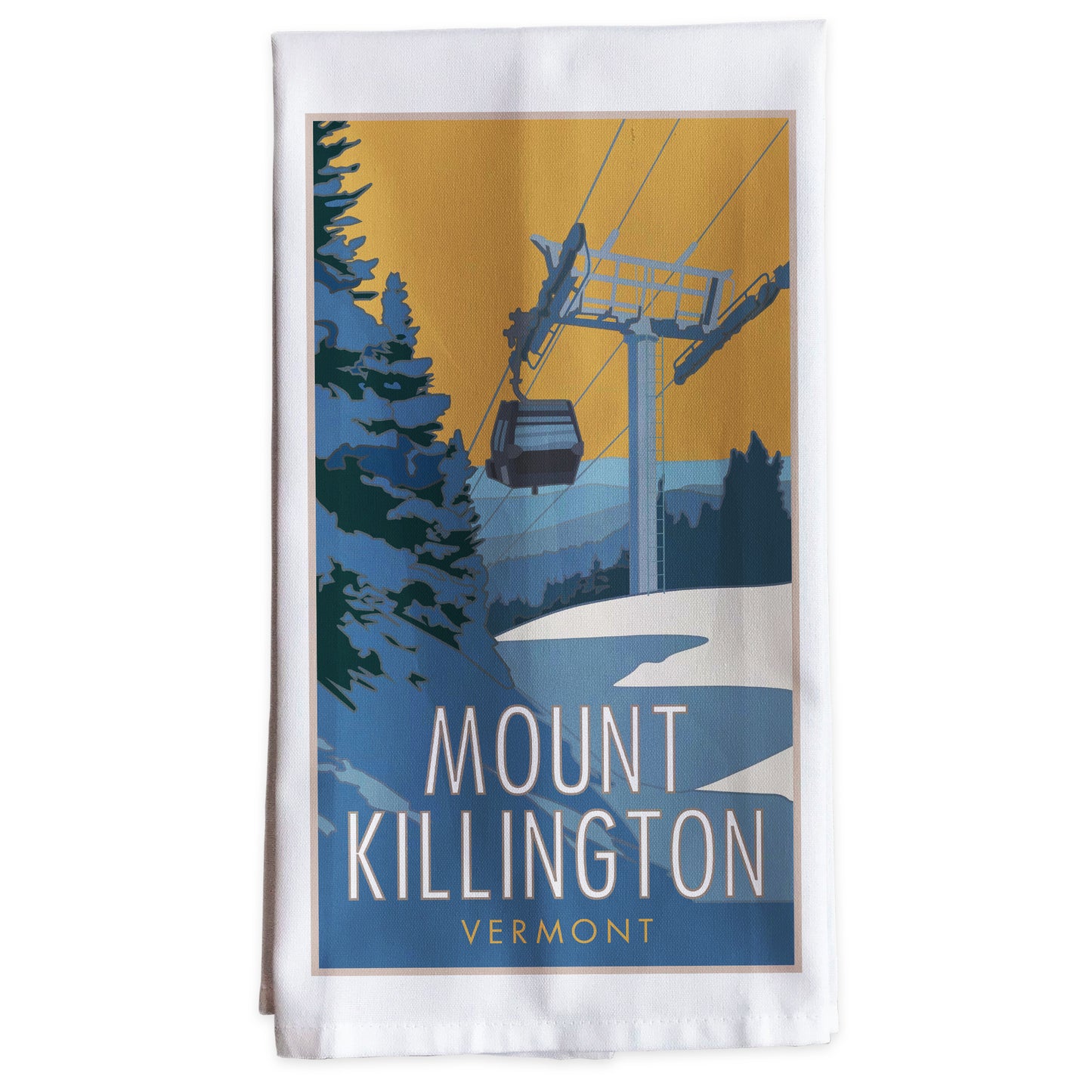 Mount Killington -Tea Towel