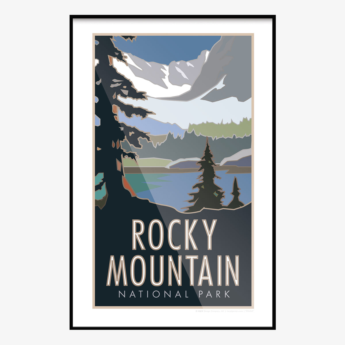 Rocky Mountain National Park 2 Colorado Travel Poster