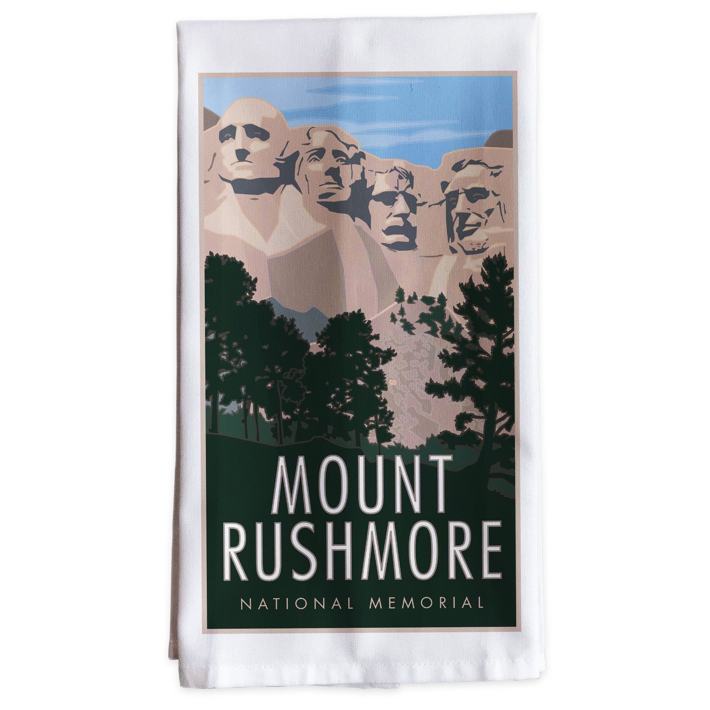 Mount Rushmore - Tea Towel