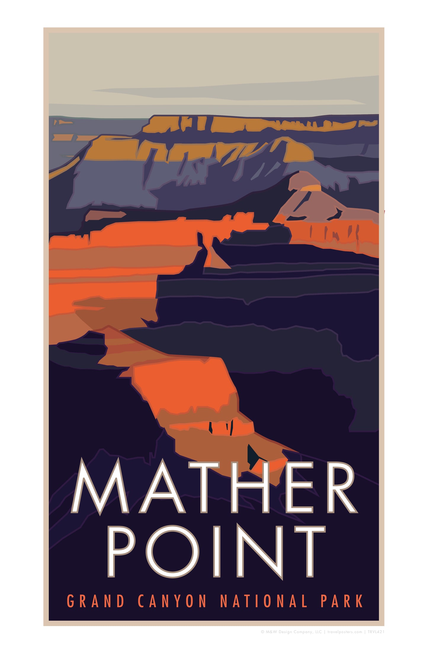 Mather Point - Grand Canyon - Poster
