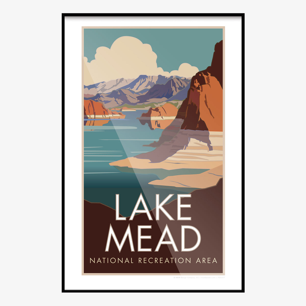 Lake Mead Rec Area Travel Poster