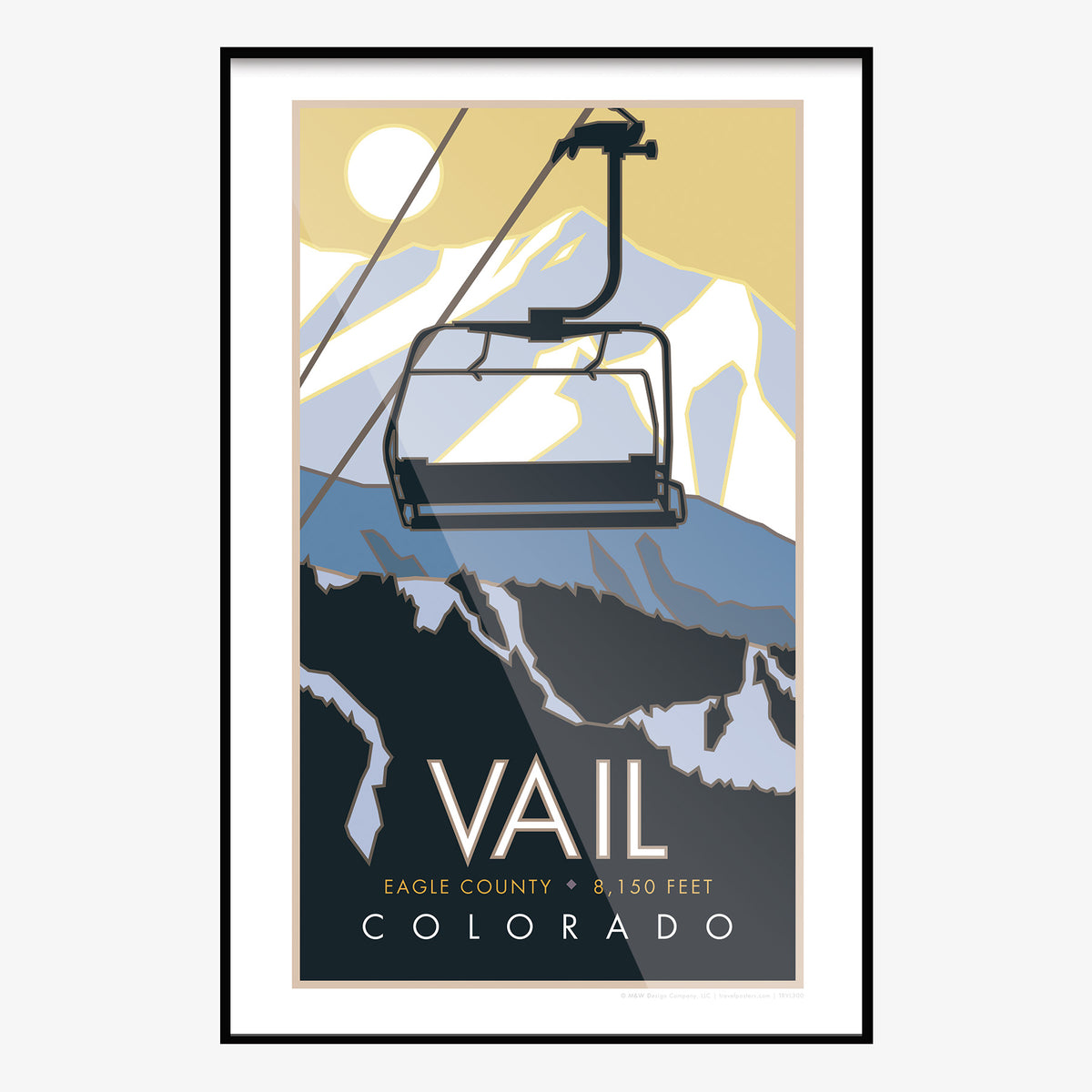Vail Colorado Travel Poster