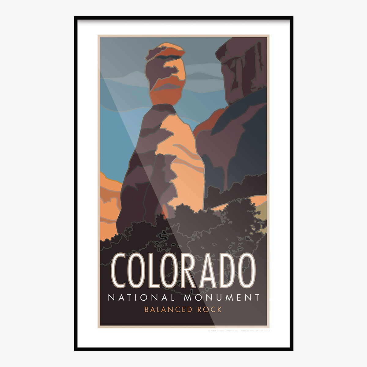 Colorado National Monument Colorado Travel Poster