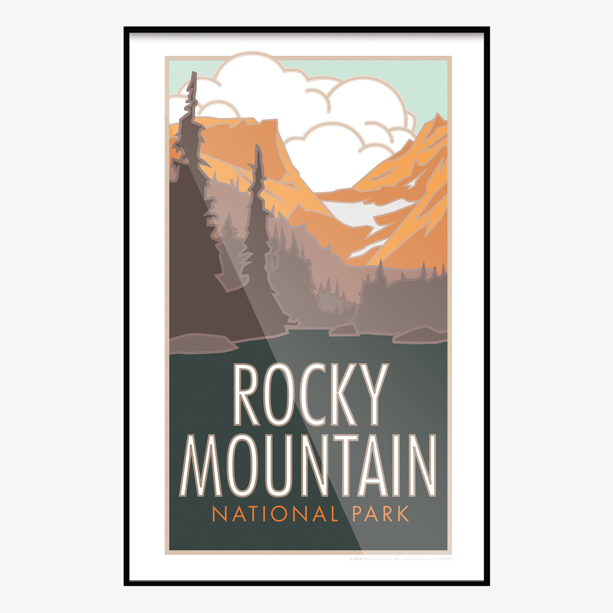Rocky Mountain National Park 1 Colorado Travel Poster