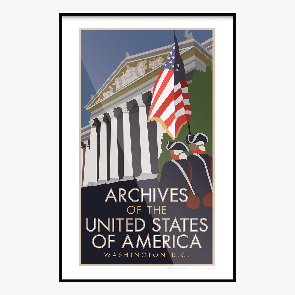 National Achives Travel Poster