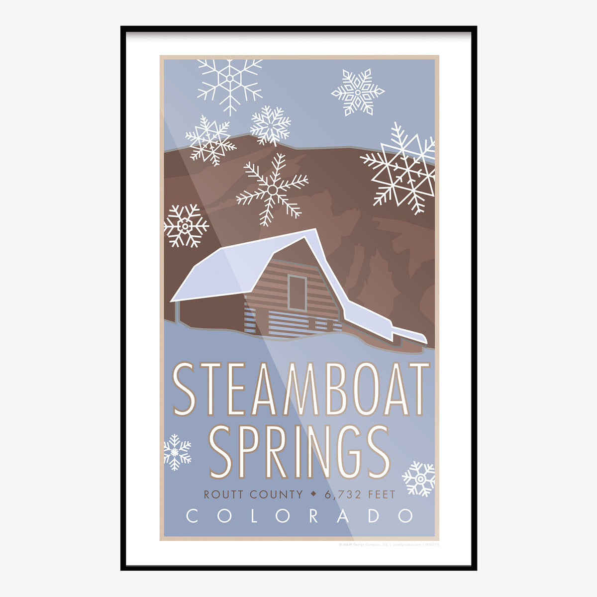 Steamboat Springs Colorado Travel Poster