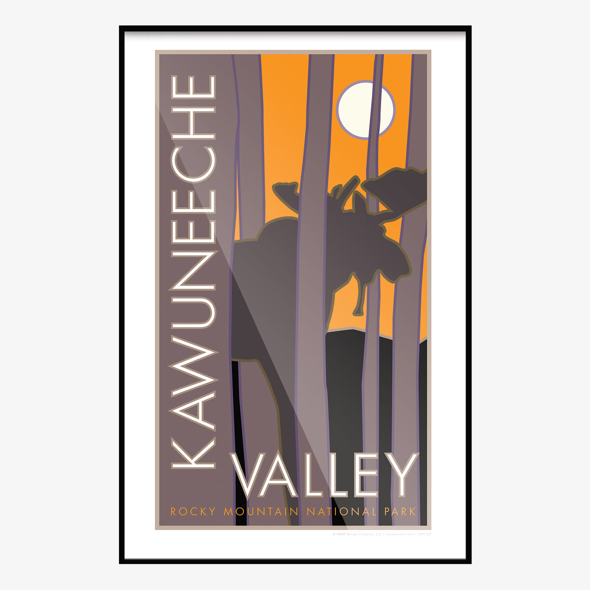 Kawuneeche Valley Colorado Travel Poster