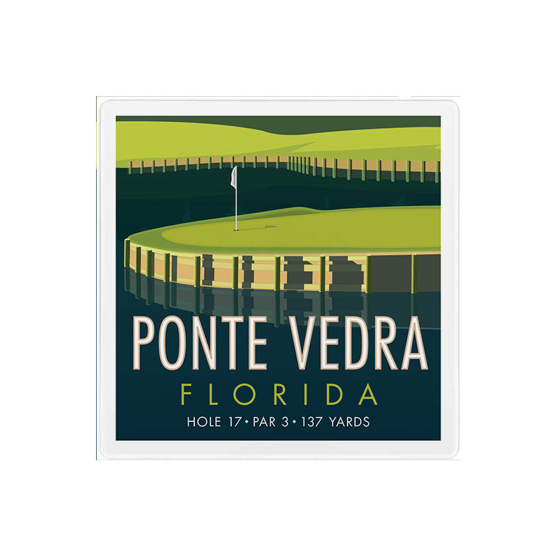 Ponte Vedra - 4" x 4" Sandstone Coaster