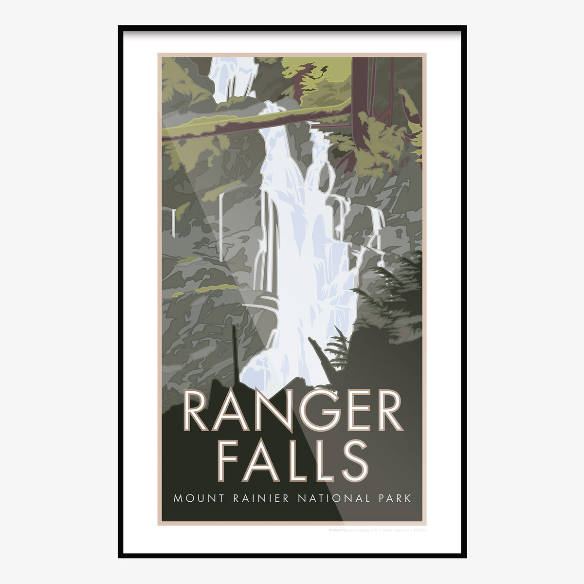 Ranger Falls Travel Poster