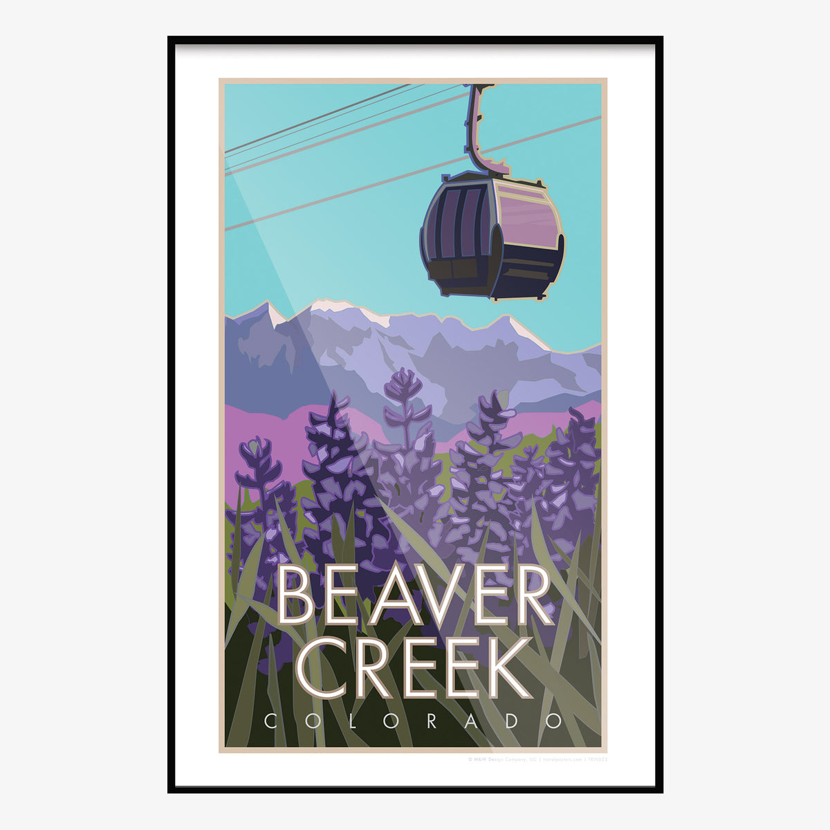 Beaver Creek Summer Colorado Travel Poster