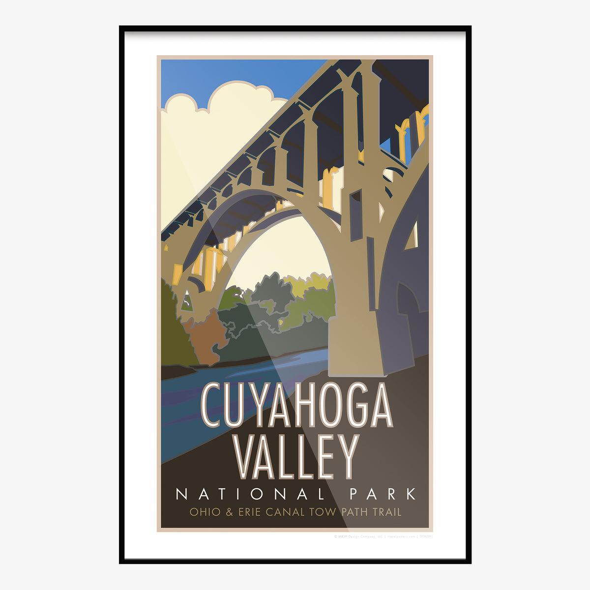 Cuyahoga Valley National Park Ohio Travel Poster