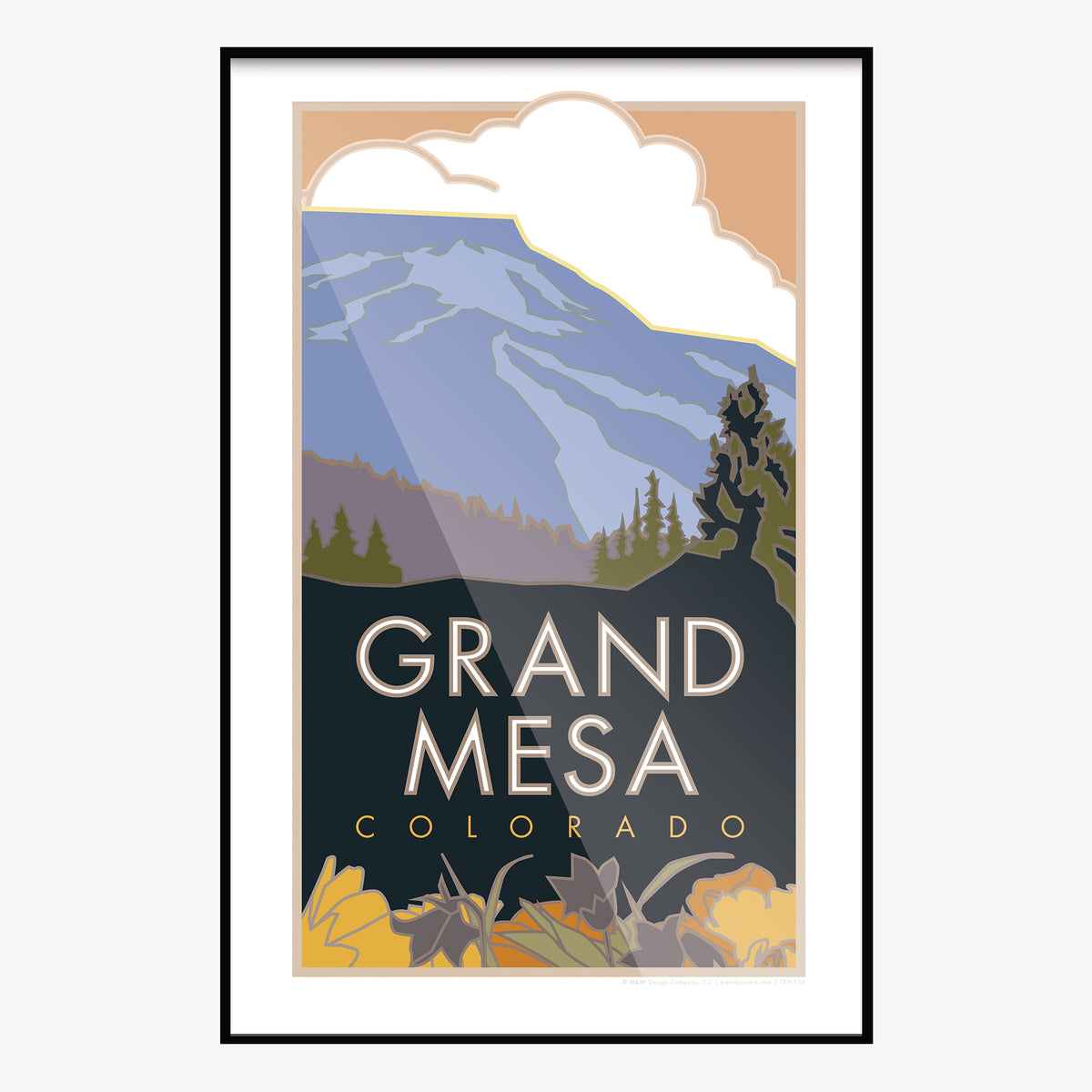 Grand Mesa Colorado Travel Poster