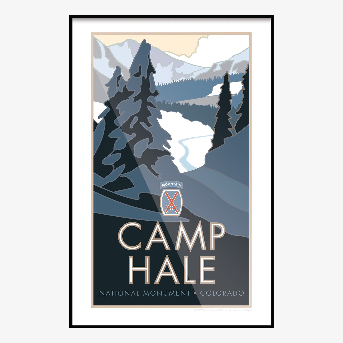 Camp Hale National Monument Colorado Travel Poster