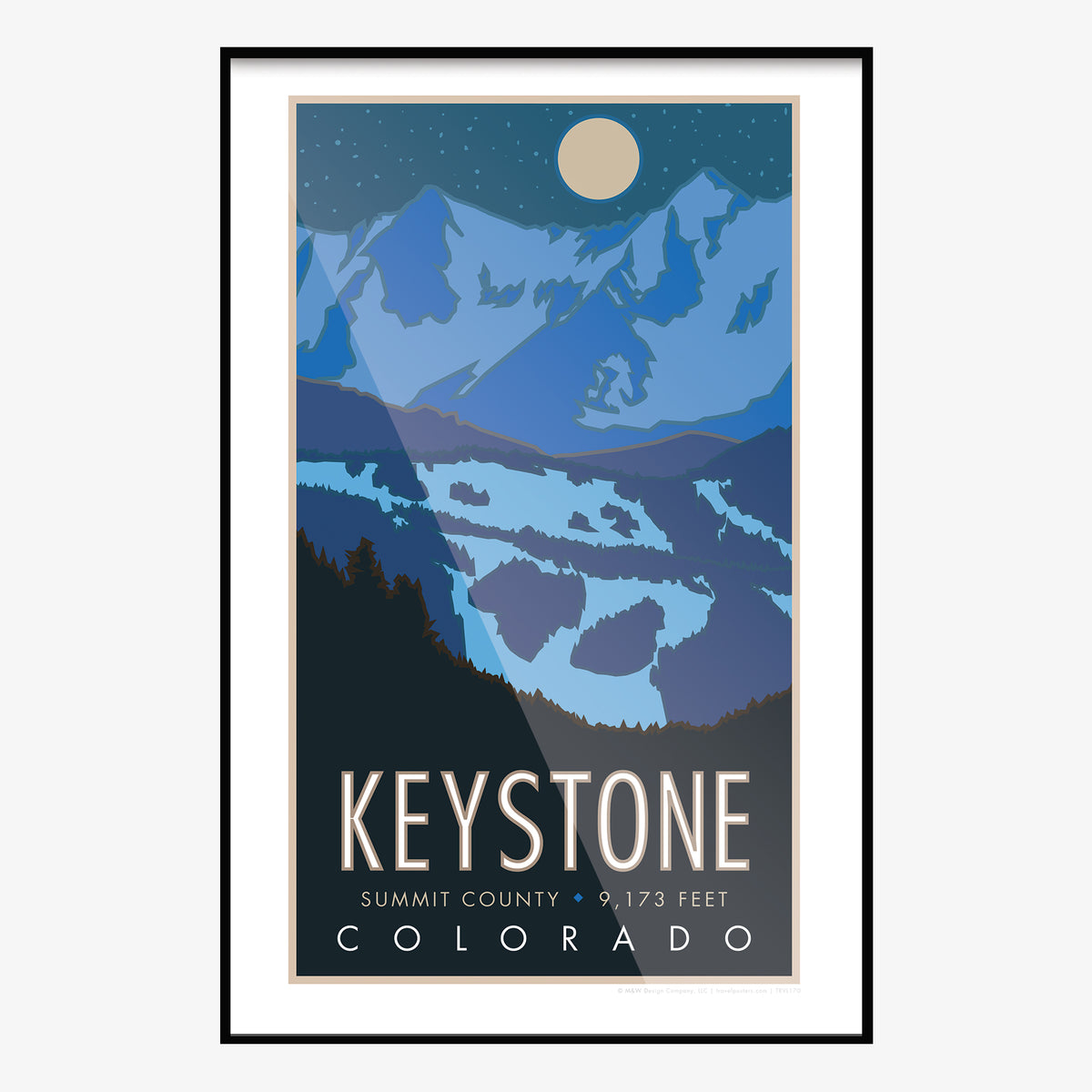 Keystone Colorado Travel Poster